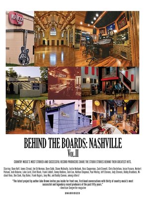 cover image of Behind the Boards, Nashville, Volume 2